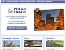 Tablet Screenshot of polartrails.com